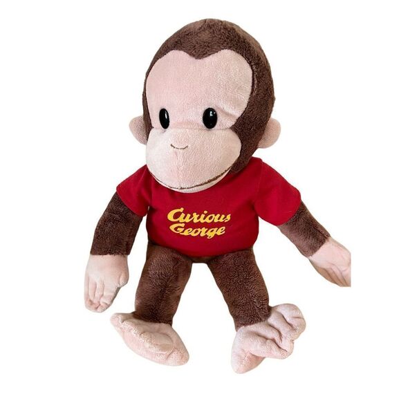 Universal Studios GUND Curious George Plush in Red Shirt Stuffed Animal 12” - Picture 1 of 7